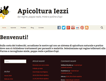Tablet Screenshot of apicolturaiezzi.it